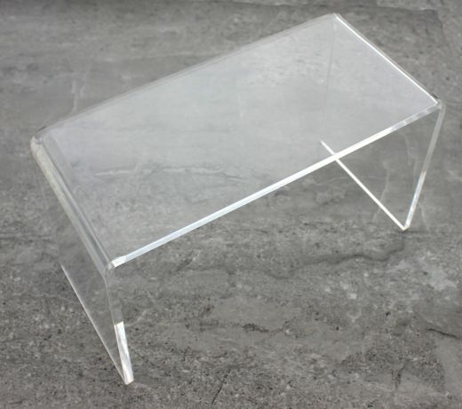 6" x 6" x 6" Black Acrylic 5-Sided Display Riser 