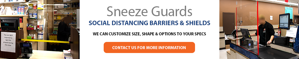 Sneeze Guards - Social Distancing Barriers & Shields
