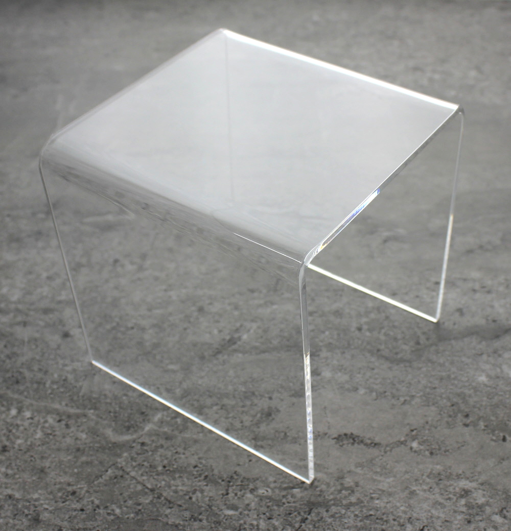 4 Piece Lot Acrylic Display Riser 4” x 4” x 4” Made In USA Acrylic Risers 