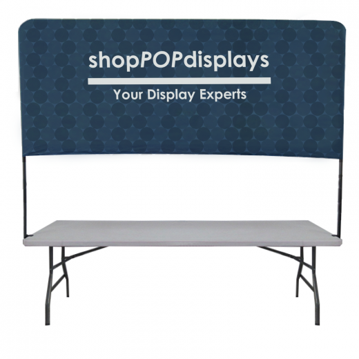 6 W Half Wall Table Top Display Banner With Frame Custom Print Popdisplays - Half Wall Table Top 6 W Half Wall Table Top Display Banner With Frame Custom Print Popdisplays - Half Wall Table Top