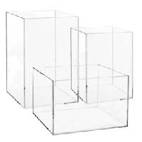 5 Sided Acrylic Boxes, Plexiglass Boxes & Lucite Display Cases