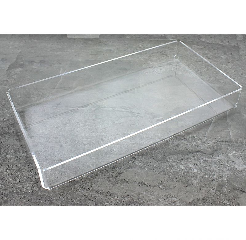 Acrylic One Piece Tray - 8.25 x 2.5 x 12.25