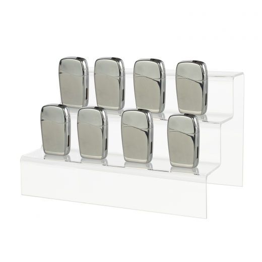 Wide Acrylic Three Step Riser